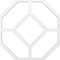 Ekena Millwork 33W x 33H x 1T Small Cameron Decorative Fretwork Ceiling Panels in Architectural Grade PVC CELP33X3303CAM - alternate 10